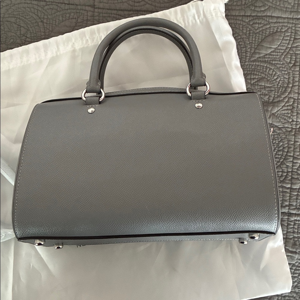 Coach Gray Satchel Bag w/dustbag - Picture 5 of 14